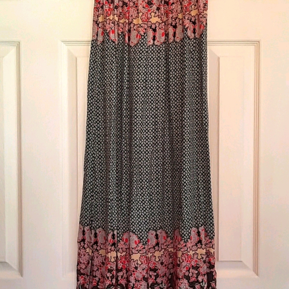 Papillon Strapless Maxi Dress